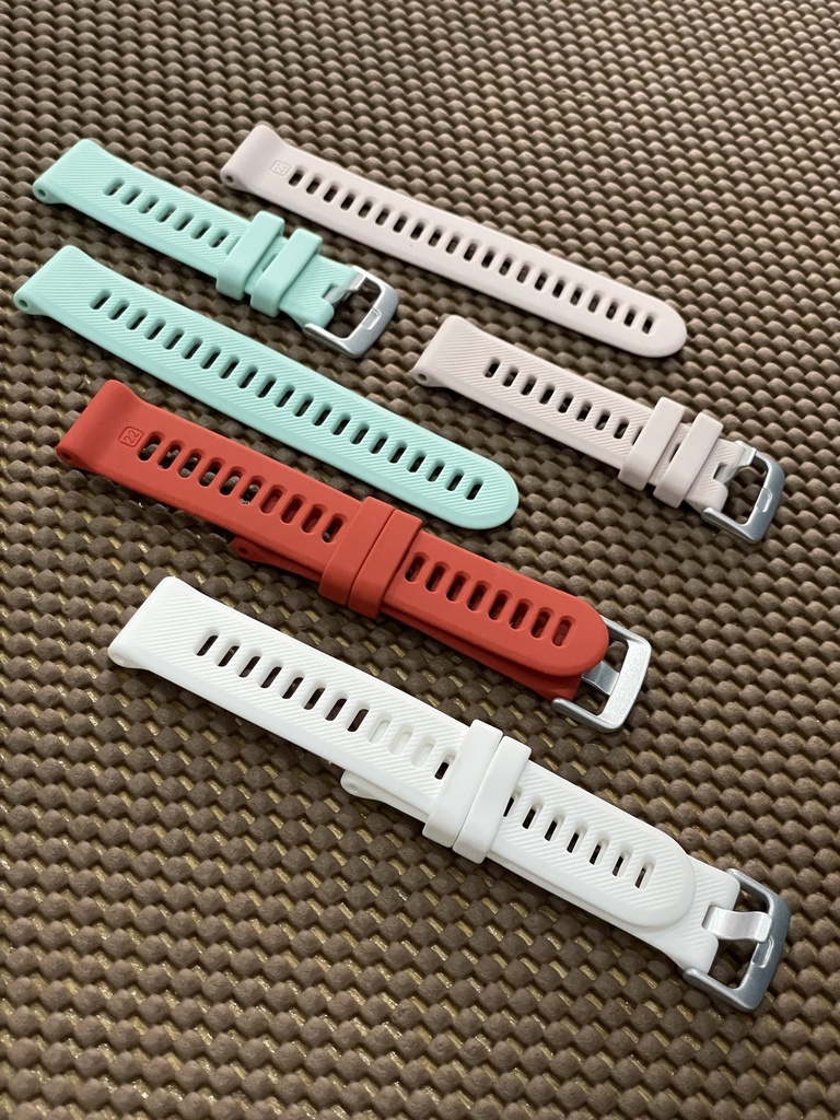 [B40] QGHXO Soft Silicone Replacement Band for Garmin Forerunner 745 (Aqua)