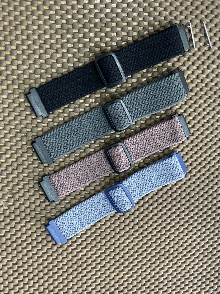 [V6] Acortjl Braided Solo Loop Nylon QuickRelease 20mm Band (Black)